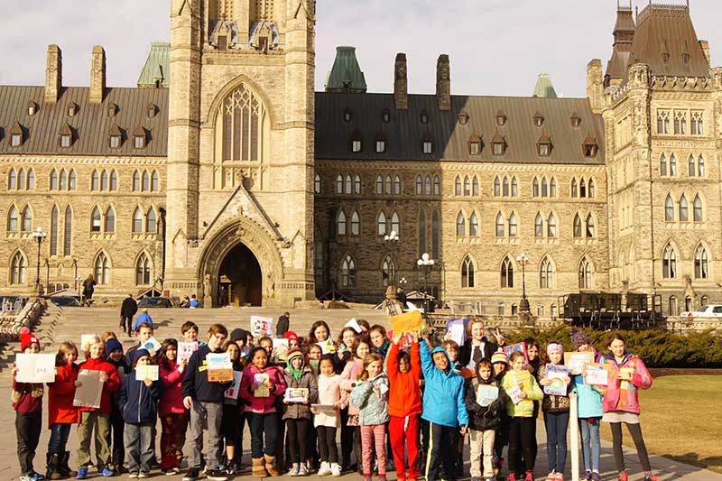 Millennium Kids on Parliament Hill